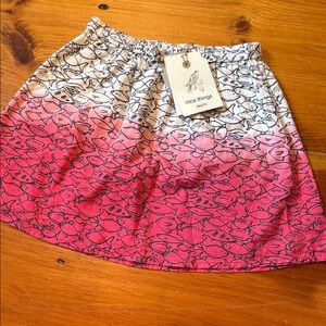 New! NICE THINGS MINI 4T Seaworld Tye Dye Skirt Fish Mod Print